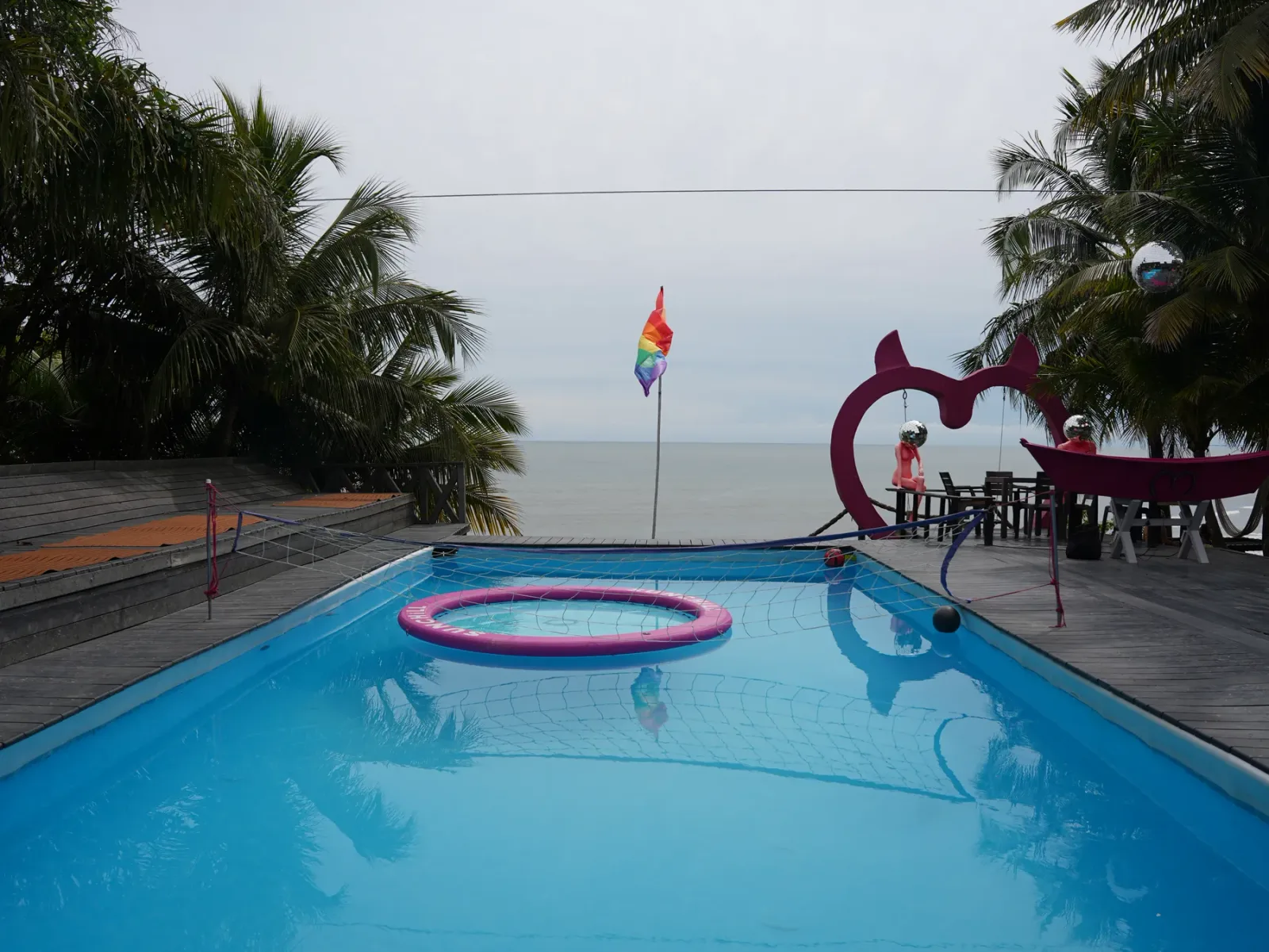 Espacios de Melo La Barra, hostel en el Pacífico colombiano.