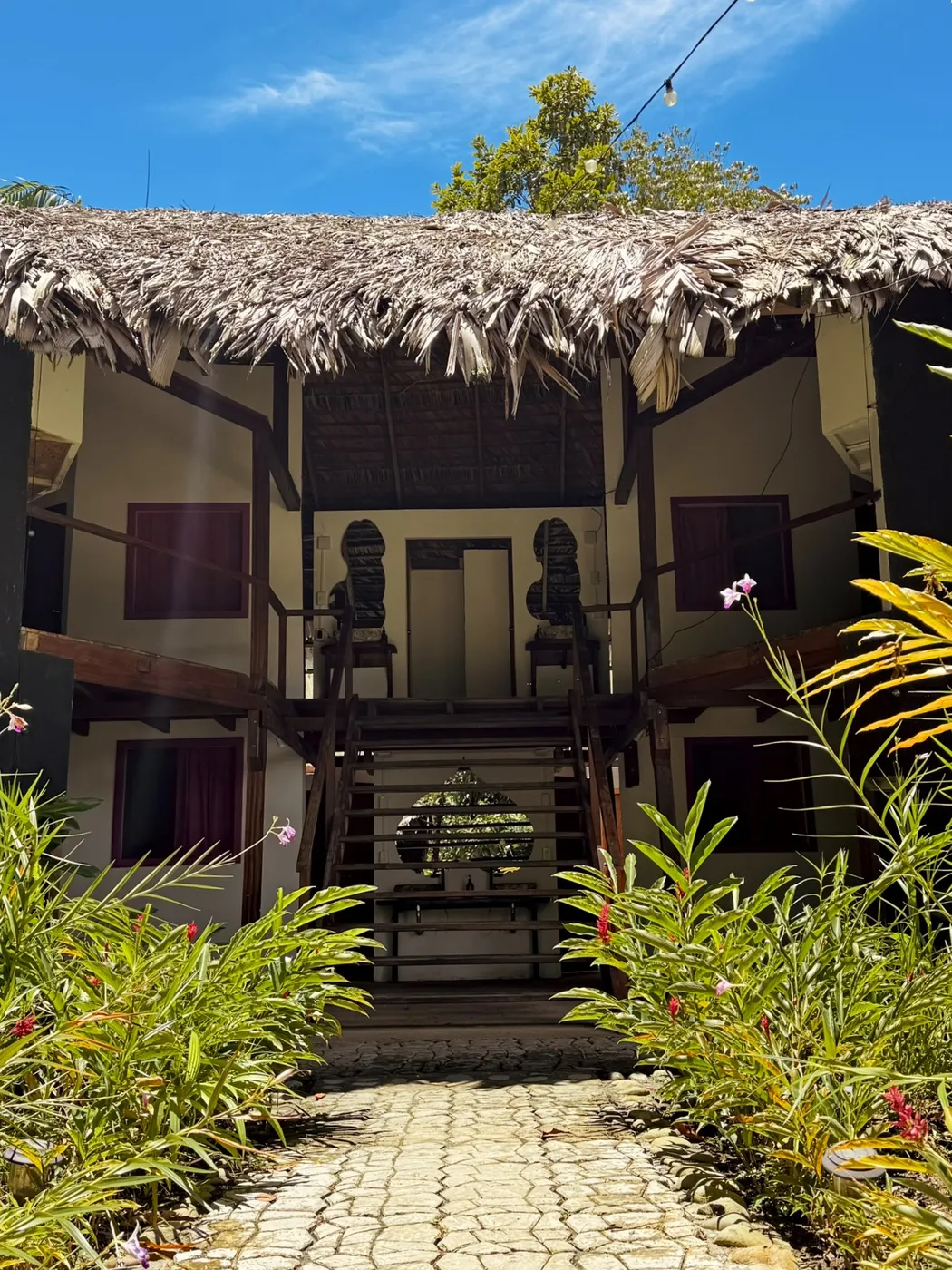 bungalow exterior melo hostel colombia