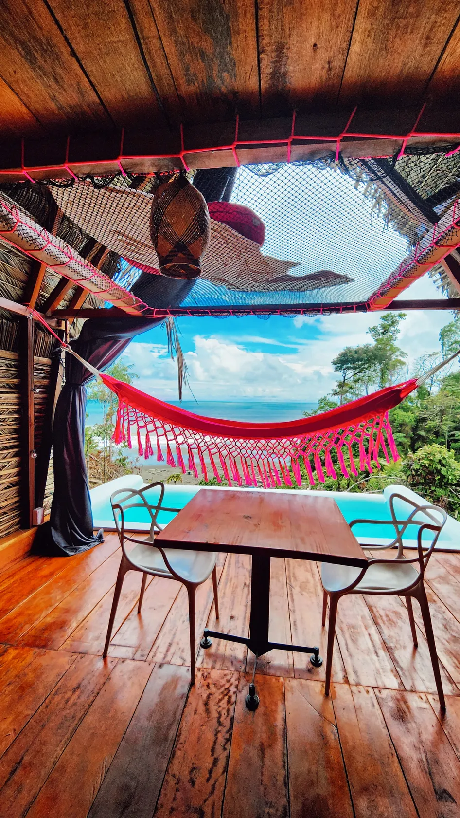 bungalow hamaca piscina colombia melo hostel