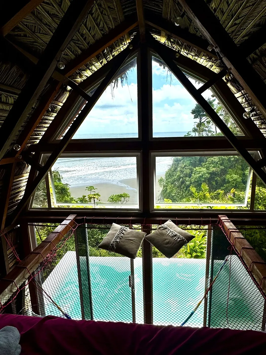 bungalow vista al mar colombia melo hostel res